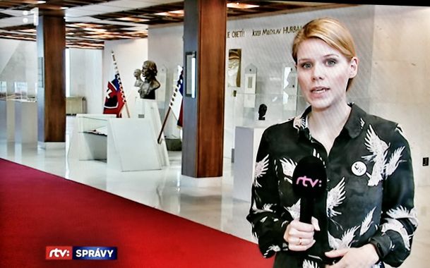 Zuzana Kovačič Hanzelová Reprofoto Správy RTVS 