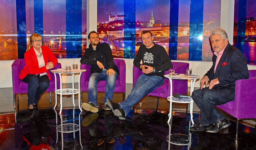 Junior a Marcel ešte ako hostia v relácii    Foto: RTVS
