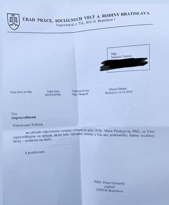 Foto: FB M. Tódová