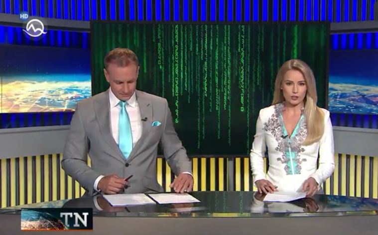 Dočasné štúdio    Reprofoto Markíza