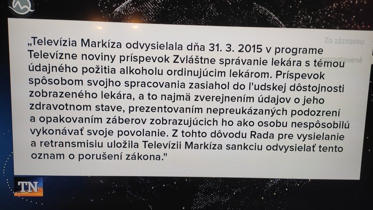Reprofoto Televízne noviny