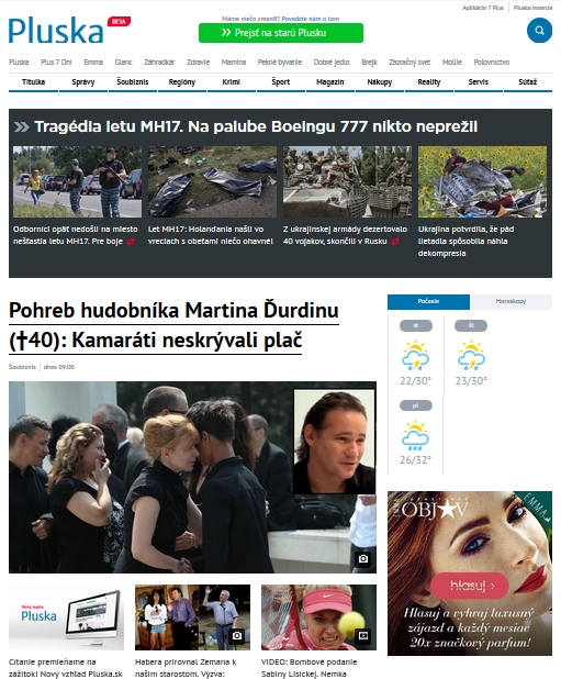 pluska.sk - nová verzia
