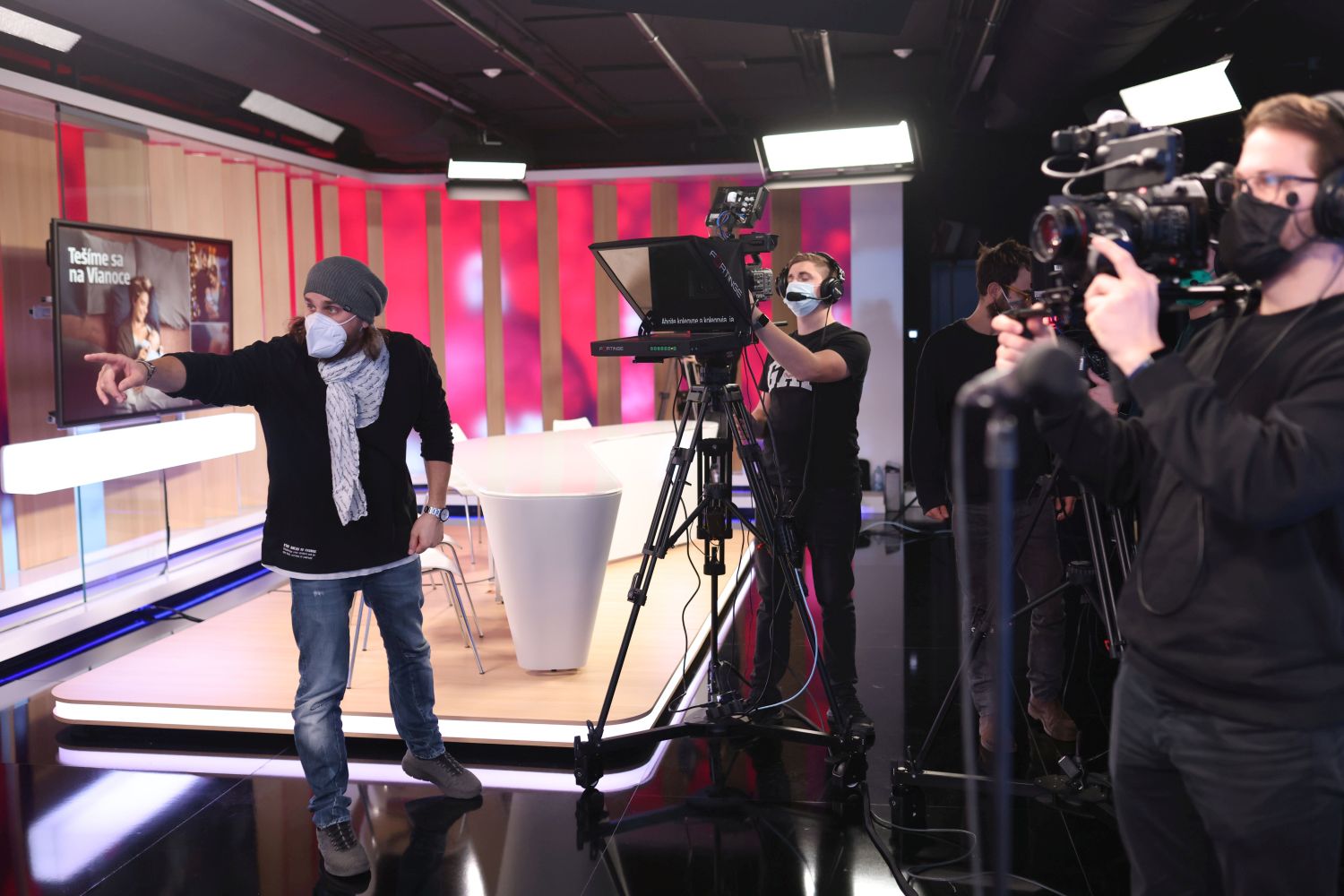 Režisér a konzultant projektu Richard Raiman v akcii