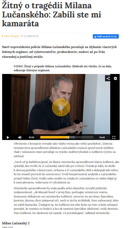 Článok ani po troch týždňoch nikto nedoplnil o vyjadrenia kompetentných a nepripojil k nemu ani ospravedlnenie.