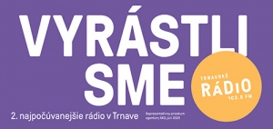 Trnavsk&eacute; r&aacute;dio je v Trnave 2. najpoč&uacute;vanej&scaron;ie