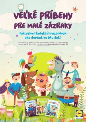 Lidl bude rozd&aacute;vať rozpr&aacute;vky na CD