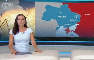 RTVS pob&uacute;rila div&aacute;kov: Použila mapu Ukrajiny, na ktorej Krym priradila k Rusku (VIDEO)
