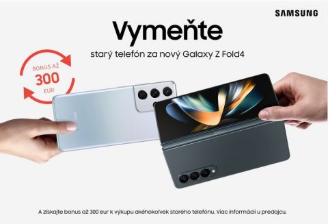 Prémiové zariadenia Samsung zo série foldables 4 môžete teraz získať s vysokými bonusmi