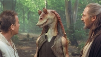 Neobľ&uacute;ben&yacute; Jar-Jar Binks nebude v nov&yacute;ch Hviezdnych vojn&aacute;ch