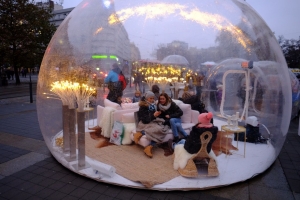 V Bratislave sa objavili priesvitn&eacute; bubliny