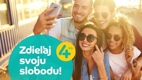 4ka predstavila novinku: Zdieľajte svoju nekonečnú SLOBODU