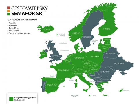 COVID-19: Nová cestovateľská mapa krajín, do ktorých je bezpečné cestovať a do ktorých nie (MAPA)