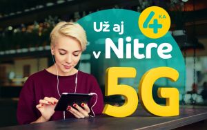 4ka prin&aacute;&scaron;a mobiln&yacute; 5G sign&aacute;l do ďal&scaron;ieho mesta