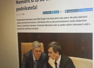 Blog Miroslavy Kernovej: Trampoty Plusky s čl&aacute;nkom o sledovan&iacute; B&eacute;lu Bug&aacute;ra