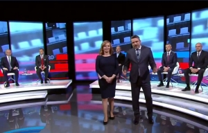 Posledn&uacute; predvolebn&uacute; debatu sledovalo 655 tis&iacute;c div&aacute;kov (VIDEO)