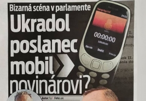 Nov&yacute; Čas aj Pluska urobili zlodeja telef&oacute;nu z nespr&aacute;vneho poslanca (FOTO)