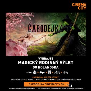 Hrajte o magick&yacute; v&yacute;let do Holandska s filmom Čarodejka