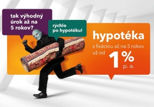 Po&scaron;tov&aacute; banka rad&iacute;: hypot&eacute;ku si zafixujte na čo najdlh&scaron;ie