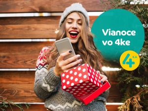 Mobiln&aacute; prev&aacute;dzka počas Vianoc vo 4ke: D&aacute;tovanie nahradilo volania a SMS