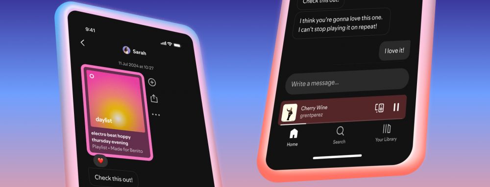 Spotify pon&uacute;kne už&iacute;vateľom funkciu umožňuj&uacute;cu zasielanie spr&aacute;v
