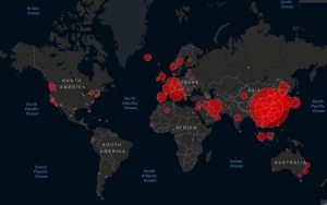 Pozrite si interakt&iacute;vnu online mapu, ako sa koronav&iacute;rus z hodiny na hodinu &scaron;&iacute;ri (VIDEO)