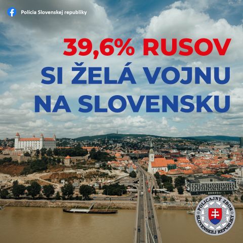 Prieskum: 40% Rusov si želá vojnu aj na Slovensku