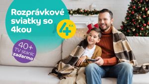 &Scaron;tedr&eacute; Vianoce so 4KA TV: 42 pr&eacute;miov&yacute;ch TV stan&iacute;c zadarmo pre v&scaron;etk&yacute;ch z&aacute;kazn&iacute;kov