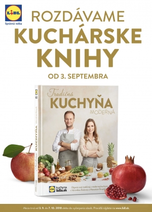 Lidl op&auml;ť rozd&aacute;va kuch&aacute;rske knihy, pozrite sa, ako ju m&ocirc;žte z&iacute;skať