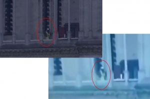 Pozrite sa, ako vytvorili falo&scaron;n&eacute; video o moslimovi na katedr&aacute;le pri vzniku požiaru (VIDEO)