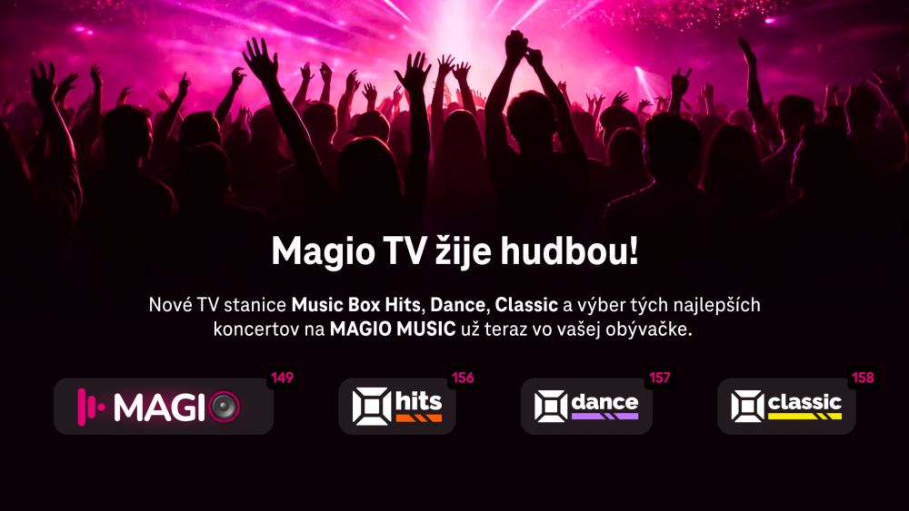 Telekom pridal do Magio TV nov&eacute; hudobn&eacute; stanice