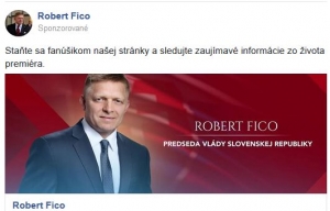 Fico l&aacute;ka na facebooku fan&uacute;&scaron;ikov s reklamou, že je st&aacute;le premi&eacute;rom