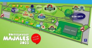 BRATISLAVSk&Yacute; MAJ&Aacute;LES: Pozrite is podrobn&yacute; program (MAPA)