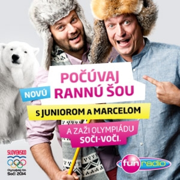 Zažite s Fun r&aacute;diom zimn&uacute; olympij&aacute;du Soči-Voči