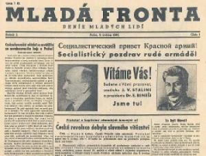 Prv&eacute; č&iacute;slo denn&iacute;ka Mlad&aacute; fronta bolo o l&aacute;ske mlad&yacute;ch k sovietskej arm&aacute;de a Stalinovi