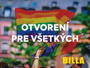 BILLA opäť podporí Dúhový PRIDE Bratislava