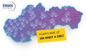 SWAN roz&scaron;&iacute;ril pokrytie LTE internetom TO.doma, plne pokryl aj men&scaron;ie obce