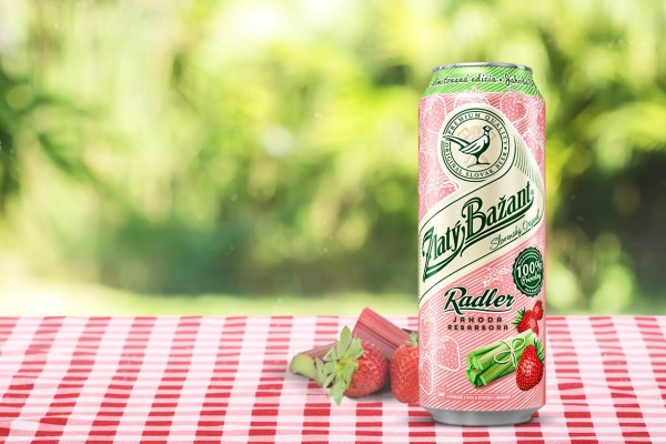Origin&aacute;lna expl&oacute;zia chuti a v&ocirc;ne: Zlat&yacute; Bažant Radler Jahoda - Rebarbora