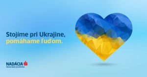 Slovensk&aacute; sporiteľňa pom&aacute;ha ľuďom zasiahnut&yacute;m konfliktom na Ukrajine