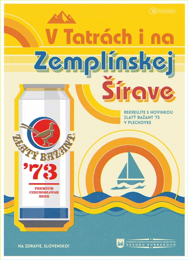 Retro ležiak Zlat&yacute; Bažant &rsquo;73  prich&aacute;dza v praktickej plechovke