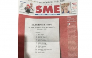 Denn&iacute;k SME musel vysvetľovať, prečo mal na titulke chybn&yacute; volebn&yacute; l&iacute;stok