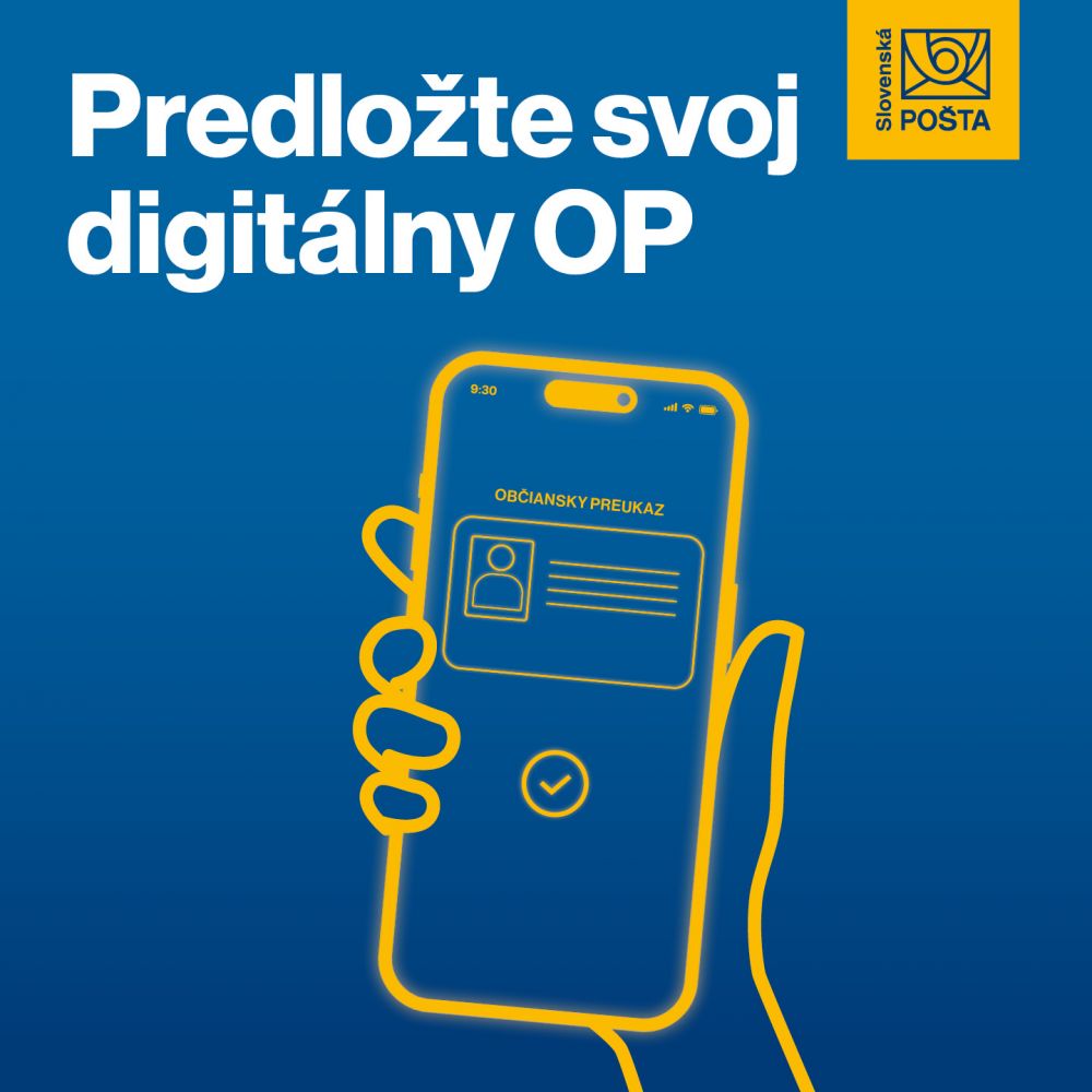 Po&scaron;ta roz&scaron;iruje overovanie totožnosti prostredn&iacute;ctvom digit&aacute;lneho občianskeho preukazu na v&scaron;etky pobočky