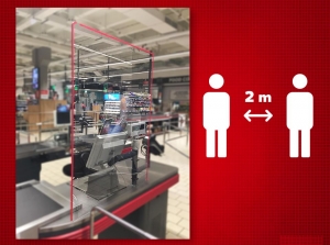 Lidl, Kaufland aj Billa in&scaron;taluj&uacute; pri pokladniach ochrann&eacute; plexiskl&aacute; (FOTO)