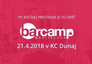 Poz&yacute;vame v&aacute;s na Ne-konferenciu BarCamp 2018