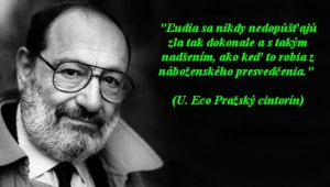 ČT v s&uacute;vislosti s &uacute;mrt&iacute;m Umberta Eca pon&uacute;kne jeho najzn&aacute;mej&scaron;ie dielo