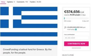 Ľudia sa skladaj&uacute; na gr&eacute;cky dlh v internetovej zbierke