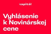 Portál Kapitál zverejnil vyhlásenie k Novinárskej cene