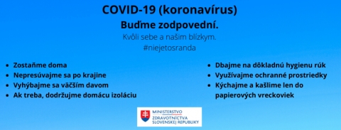 NAJNOVŠIA INFORMÁCIA: Dnes pribudlo 11 nakazených koronavírusom