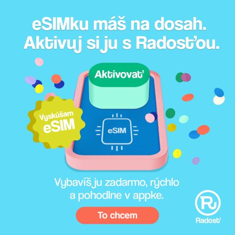 Operátor Radosť ponúka zákazníkom eSIM