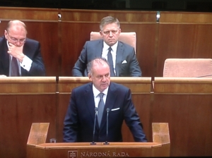 Cel&aacute; spr&aacute;va Andreja Kisku o stave republiky, ktor&uacute; preč&iacute;tal v parlamente