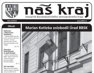 Krajsk&eacute; noviny sa stali propagandistick&yacute;m let&aacute;kom Mari&aacute;na Kotlebu